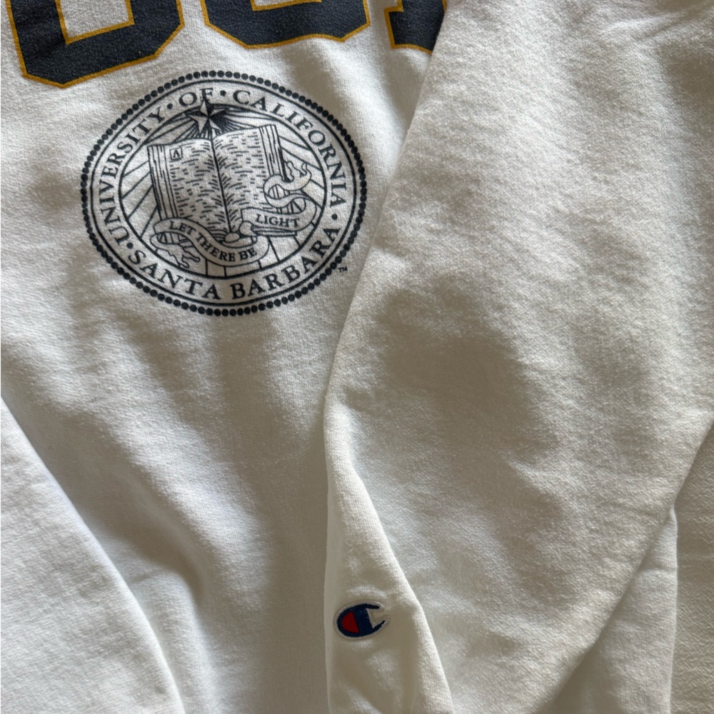 Champion White UCSB Crewneck - Picture 3 of 3